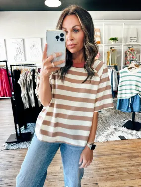 Tristan Boxy Stripe Top