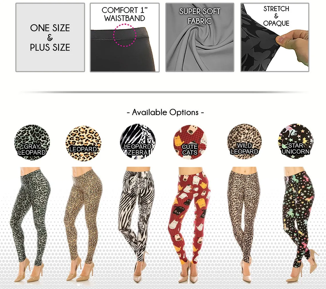 UltraSoft High-Rise Printed Leggings – The Ultimate in Comfort & Style