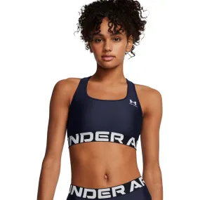 Under Armour HeatGear Armour Mid Branded Women's Sports Bra - AW24