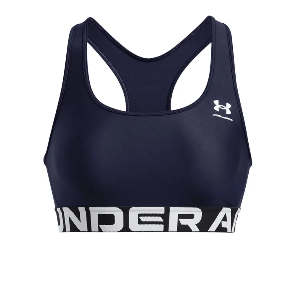 Under Armour HeatGear Armour Mid Branded Women's Sports Bra - AW24