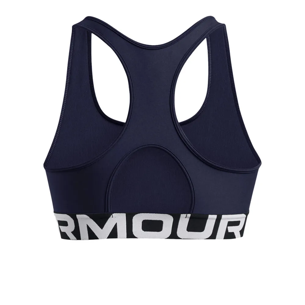 Under Armour HeatGear Armour Mid Branded Women's Sports Bra - AW24