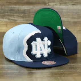 University of North Carolina Tar Heels Retroline Logo Outline Vintage Snapback Hat | Mitchell and Ness Tar Heels Snap Cap