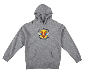 Venture Wings Hooded Sweater - Heather Grey