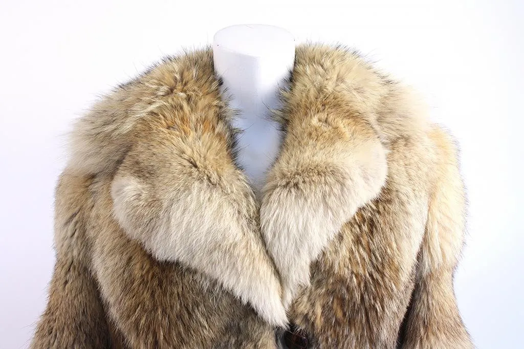 Vintage 70's Coyote Fur Coat